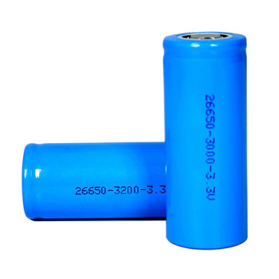 26650 bateria cilíndrica do lítio de 3.2V 3000mAh 3300mAh Lifepo4 para ferramentas elétricas