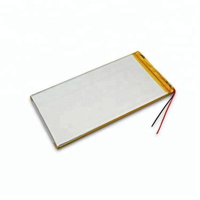 vida de ciclo da bateria do li-polímero do polímero do íon do lítio da densidade 3.7v 6500mah 500 vezes