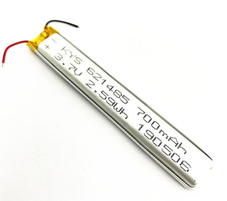 621485 601585 651485 (3.8v) 700mah a bateria do polímero do Lítio-íon 3.7v para a tira conduziu luzes