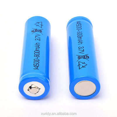 14500 vida de ciclo recarregável da bateria 800times de Lifepo4 3,2 V 600mah