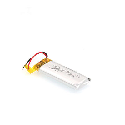 Taxa alta da descarga da bateria recarregável da aprovação 602040P 3,7 V 400mah de RoHS