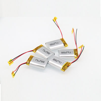 UN38.3 902030 lítio Ion Polymer Battery 3.7v 500mah ao redor 500 vezes
