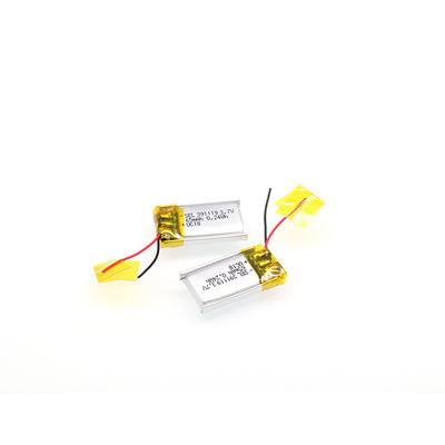 dispositivos de Ion Polymer Battery For Medical do lítio de 0.2C 3.7V65mAh micro