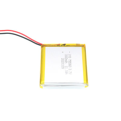 Lítio recarregável Ion Polymer Battery Pack do quadrado 3,7 V 3000mAh 11.1Wh