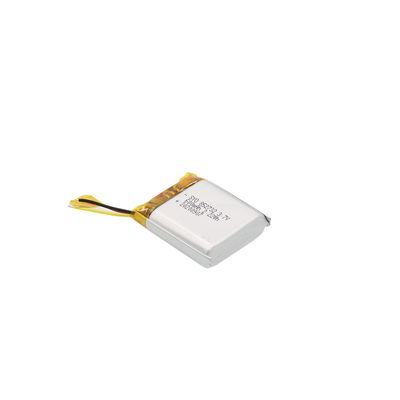 Lítio 802530 3.7v600mah Ion Polymer Battery pequeno do OEM vida de 500 vezes