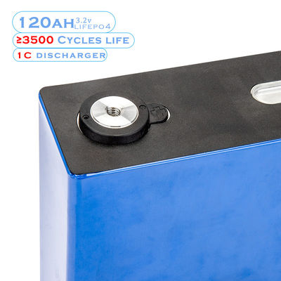 Pilha de bateria profunda do lítio LiFePo4 do ciclo 3,2 V 120Ah para o painel solar