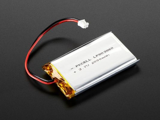 bateria de alta temperatura de Ion Battery 3,7 V 200mah Lipo do lítio de 5mm com CE do UL