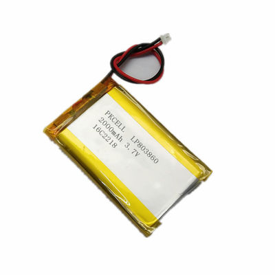 bateria de alta temperatura de Ion Battery 3,7 V 200mah Lipo do lítio de 5mm com CE do UL