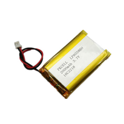 bateria de alta temperatura de Ion Battery 3,7 V 200mah Lipo do lítio de 5mm com CE do UL