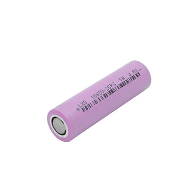 lítio máximo Ion Battery Lithium Cylindrical Cells de 3C 3.6v 2500mah 18650