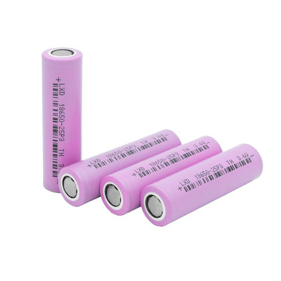 lítio máximo Ion Battery Lithium Cylindrical Cells de 3C 3.6v 2500mah 18650