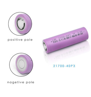 capacidade de bateria de lanterna elétrica recarregável de 4000MAh 3.6V 21700 grande