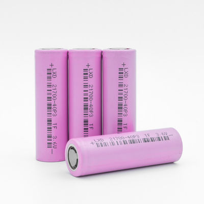 capacidade de bateria de lanterna elétrica recarregável de 4000MAh 3.6V 21700 grande